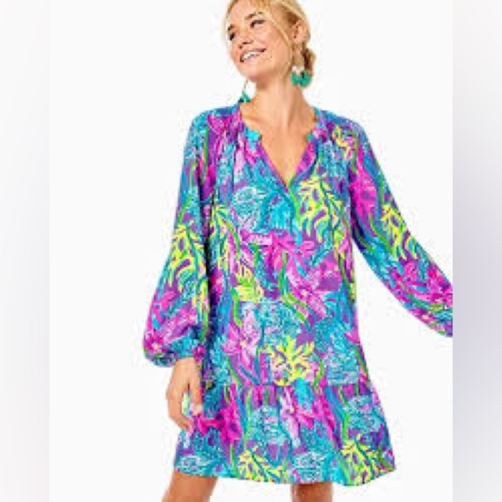 Lilly Pulitzer Multicolor Tropical Dress